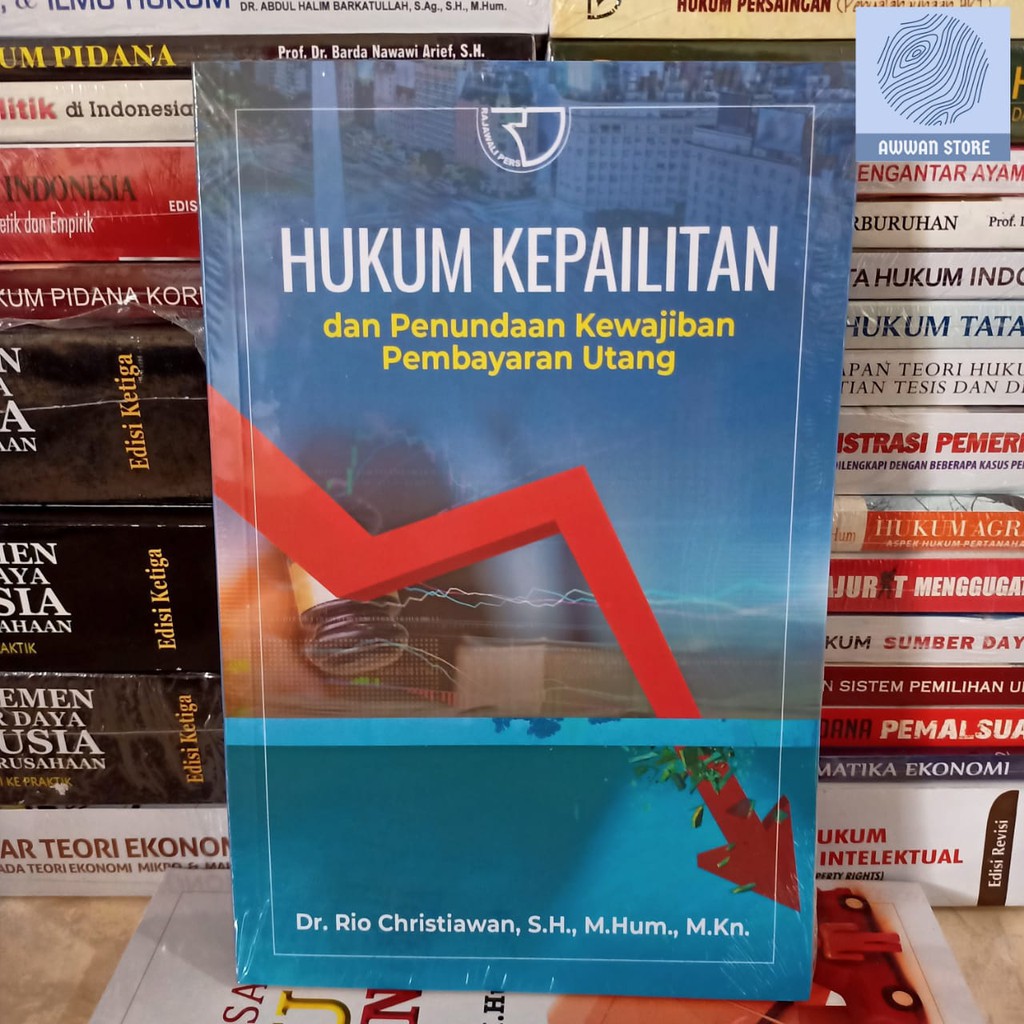 Jual Hukum Kepailitan Dan Penundaan Kewajiban Pembayaran Utang - Rio ...