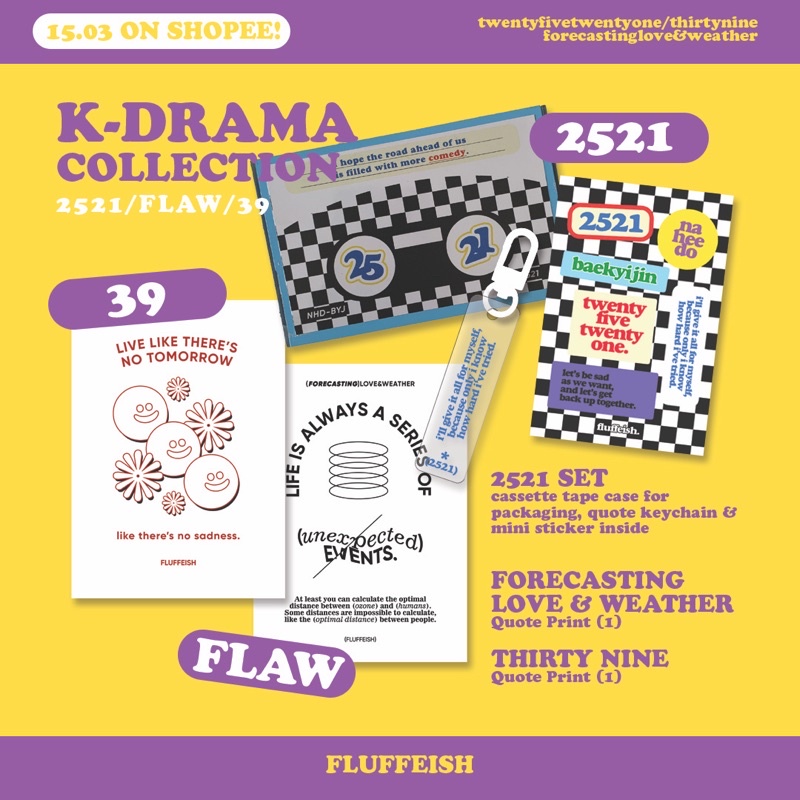 Jual Fluffeish K Drama Merch Collection Twenty Five Twenty One