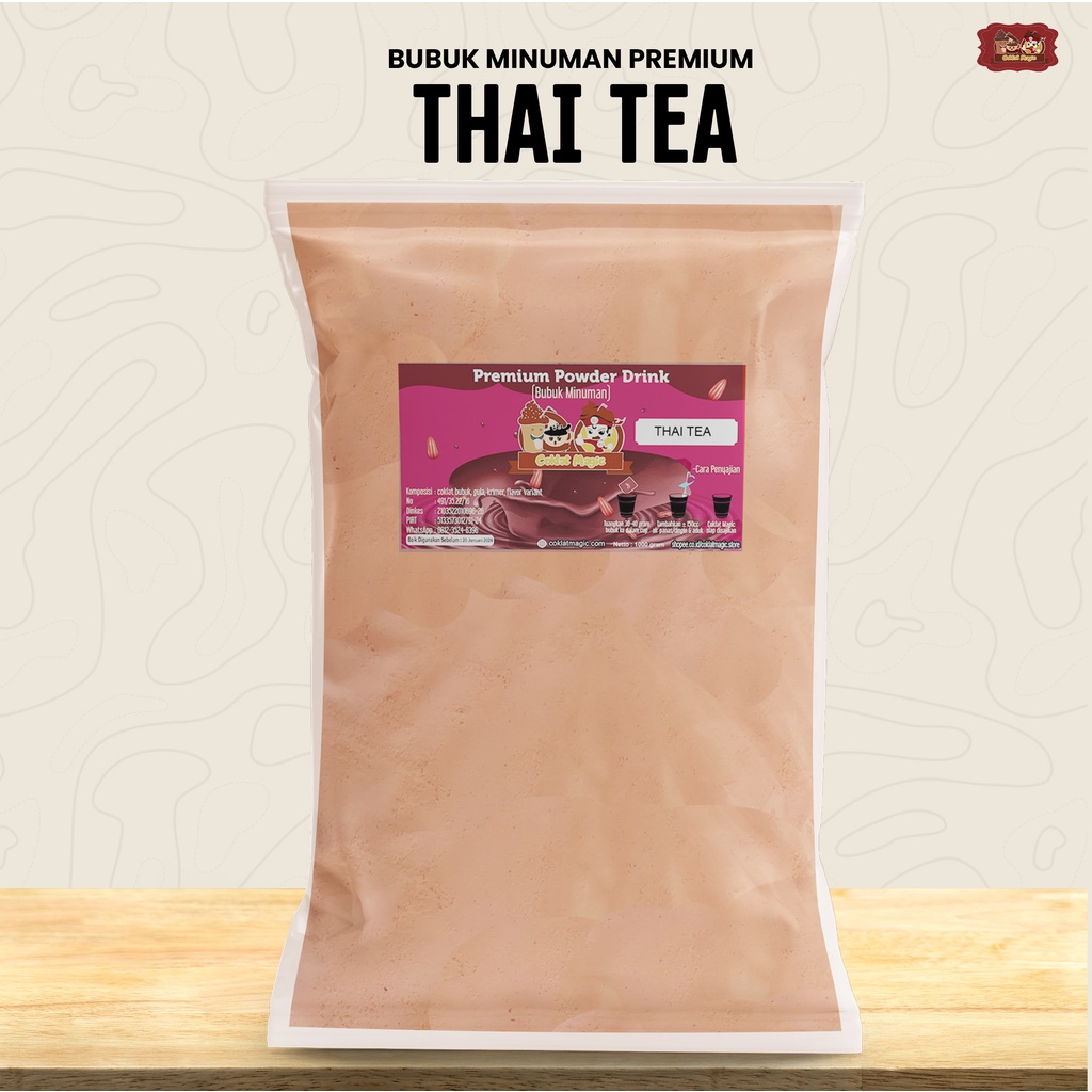 Jual BUBUK MINUMAN RASA THAI TEA ISTIMEWA RASA BARU UNTUK WARKOP DAN ...