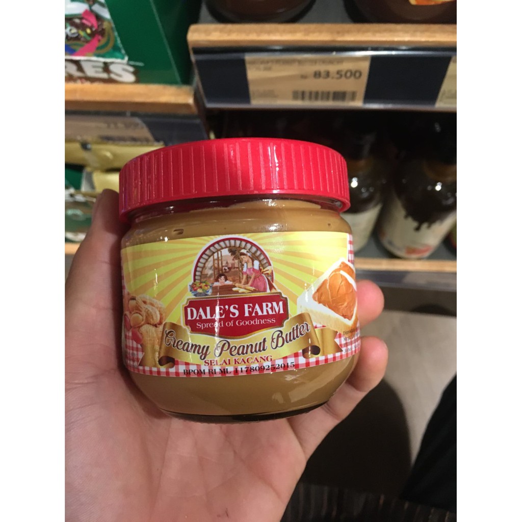 Jual SELAI DALE’S FARM PEANUT BUTTER CRUNCHY 250grm | Shopee Indonesia