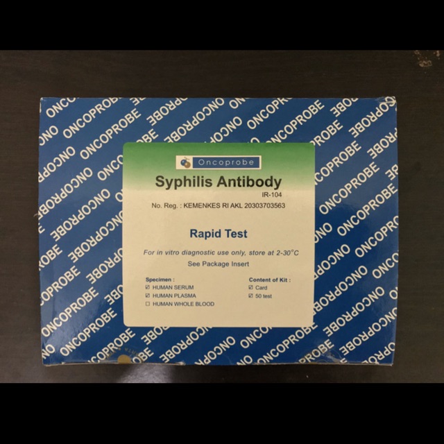 Jual Test SYPHILIS Antibody Oncoprobe Isi 50 Test Shopee Indonesia