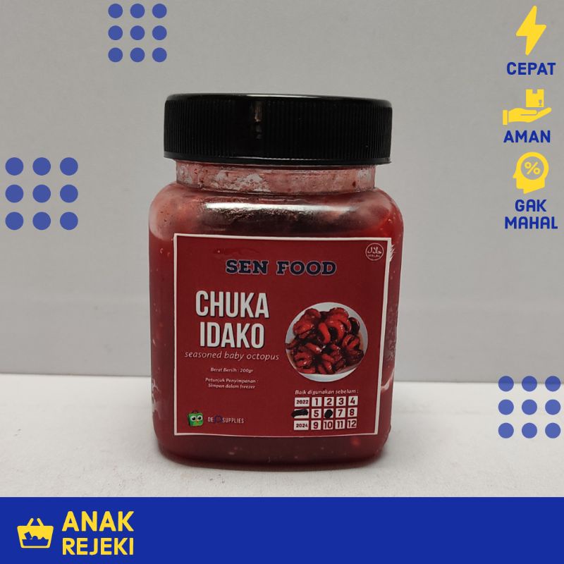 Jual Chuka Idako 200gr - Seasoned Baby Octopus Bayi Gurita Salad ...