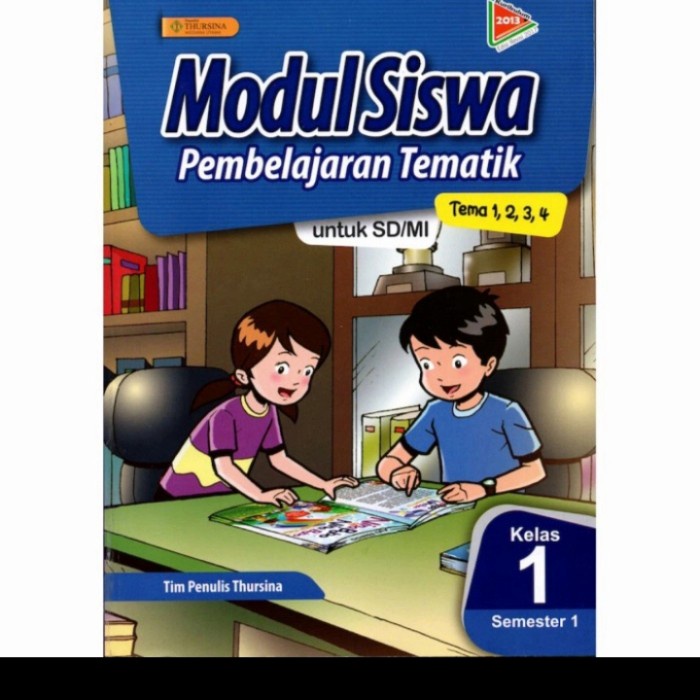 Jual Buku Modul Siswa Pembelajaran Tematik Kelas Semester Thursina Shopee Indonesia