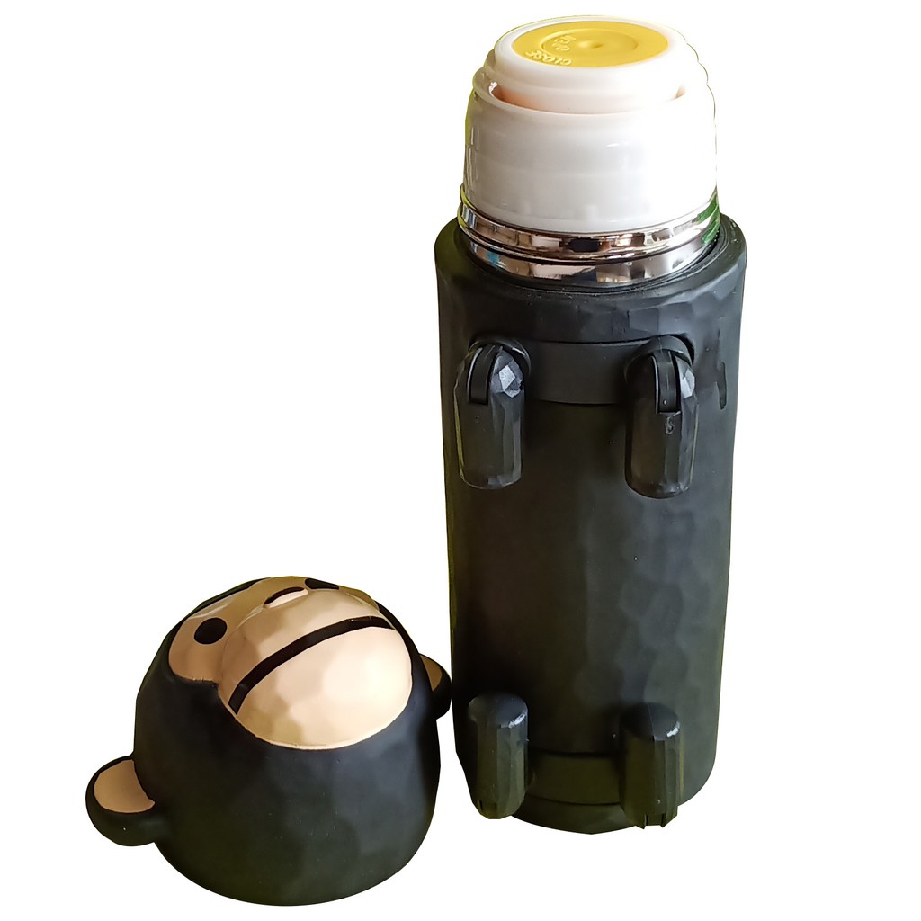 Jual INTERIO Botol Minum Tumbler Vacuum Flash Stainless Steel Monkey ...