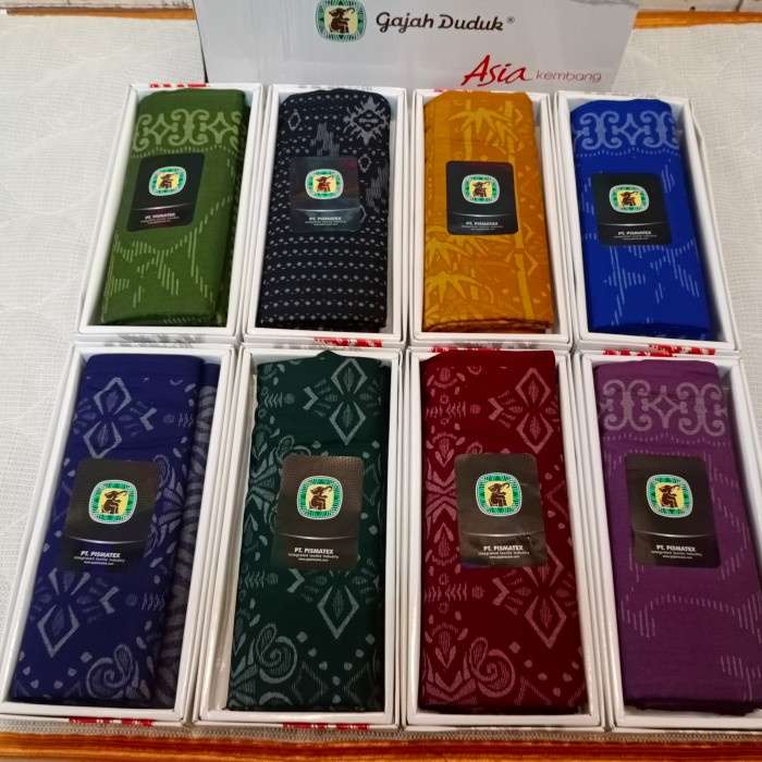 Sarung Gajah Duduk Asia Motif Kembang Terbaru