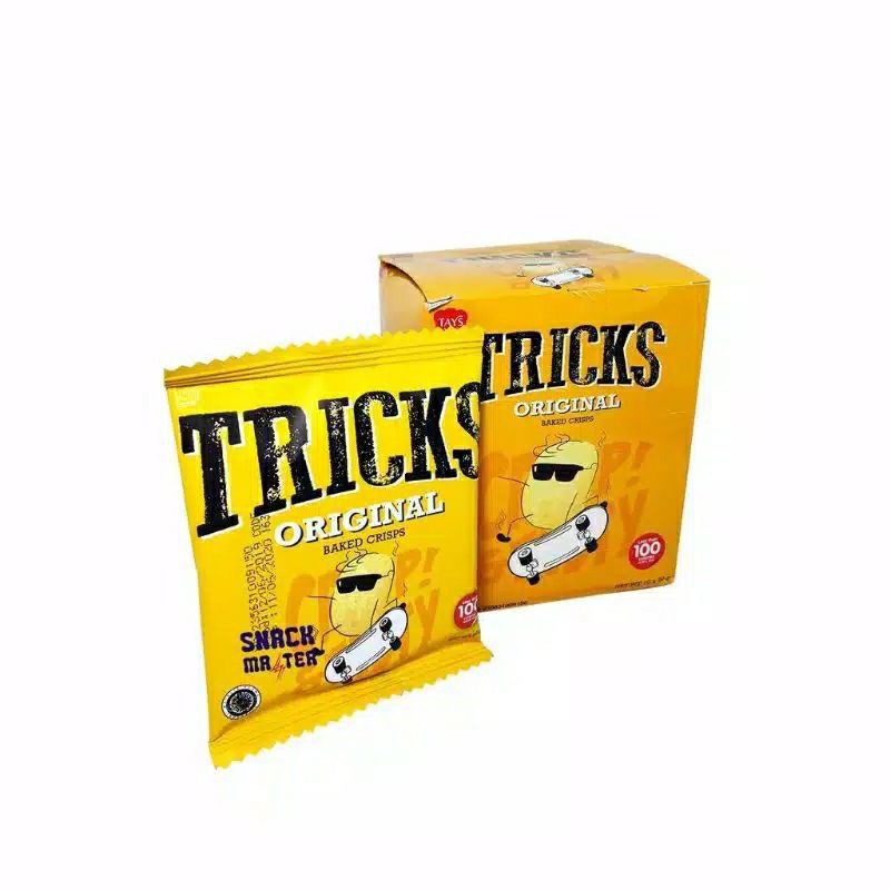 Jual TRICKS BISKUIT KENTANG POTATO BAKED CRIPS KENTANG 60 GR | Shopee ...