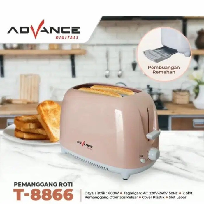 Jual Advance pemanggang roti elektrik advance toaster listrik T 8866 ...