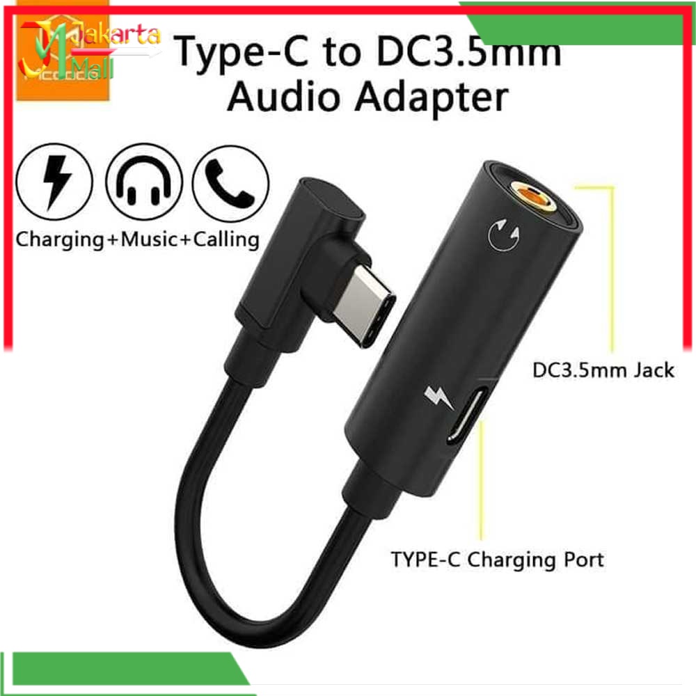 Jual MCDODO Adapter 3 in 1 USB Type C to AUX 3.5mm + USB Type C