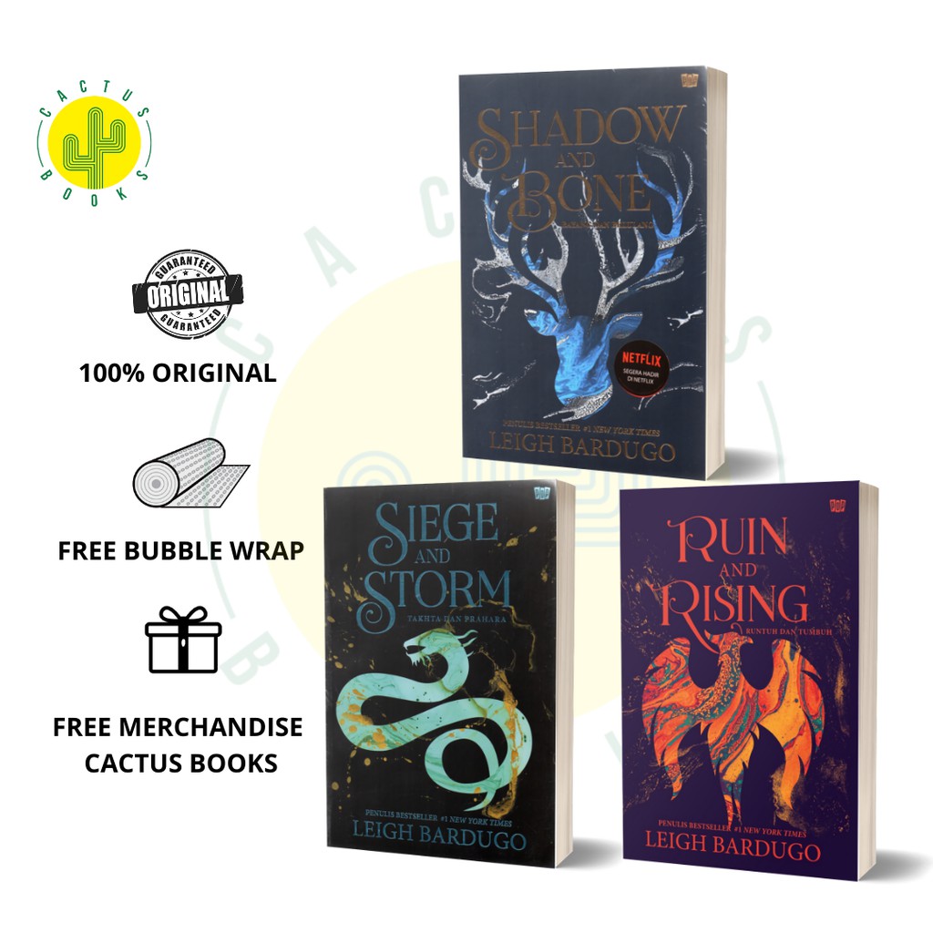 Jual LEIGH BARDUGO - SHADOW AND BONE, SIEGE AND STORM, RUIN AND RISING ...