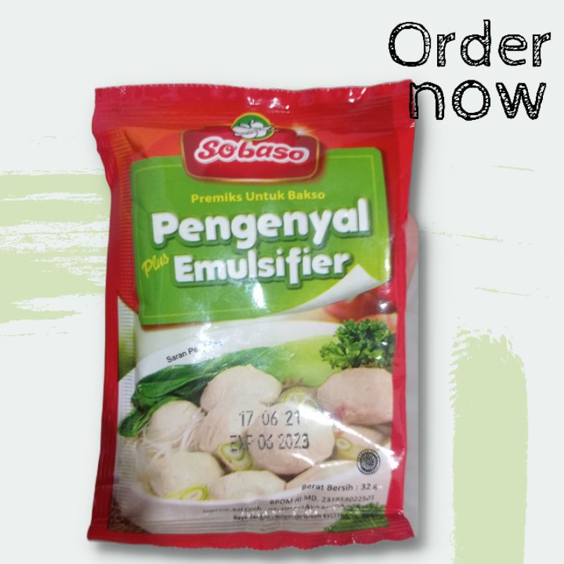 Jual Sobaso Tepung Premiks Bakso Plus Emulsifier 32gr Shopee Indonesia