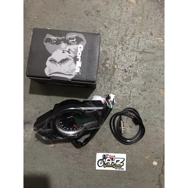 Jual Speedometer spedo koso rx1 n set cover layar hitam set kabel ...