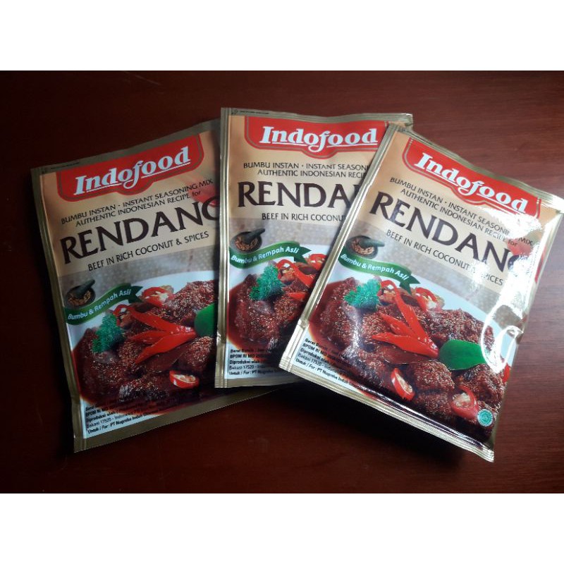 Jual Indofood Bumbu Rendang 50gr @1pcs | Shopee Indonesia
