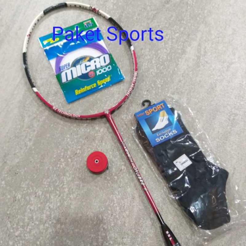 Jual Raket RSL Matrix Calibre 6 + Senar RS + Pasang | Shopee Indonesia