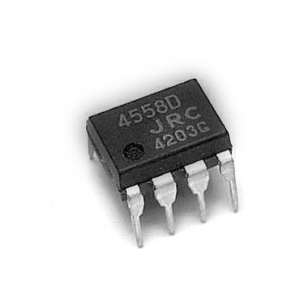 Jual JRC4558 / JRC 4558 IC Dual Op Amp OpAmp Operational Amplifier