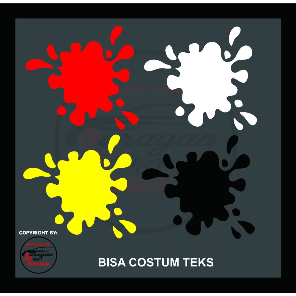 Jual PROMO Sticker Cutting CROT CRIT Untuk motor mobil kaca laptop ...