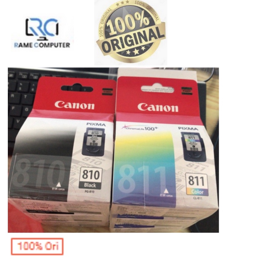Jual Canon Ink Cartridge / Tinta Katrik PG810 / PG 810 / Hitam / CL811