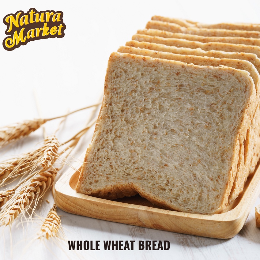 Jual ROTI TAWAR VEGAN GANDUM PREMIUM HALAL / WHOLE WHEAT BREAD | Shopee ...