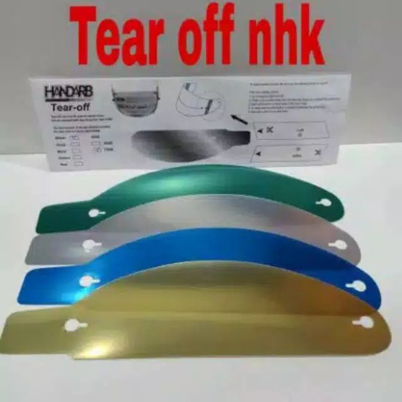 Jual Tear off / To NHK gp1000. NHK Rx9. NHK Terminator. NHK gp pro. GM ...