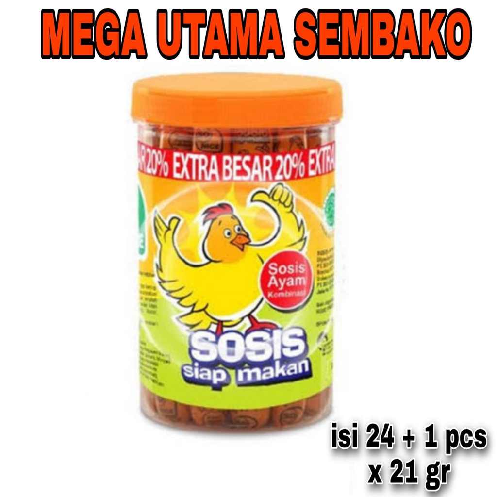 Jual Sosis So Nice Toples Extra 20 Rasa Ayam Sapi Isi 24 1 X 21