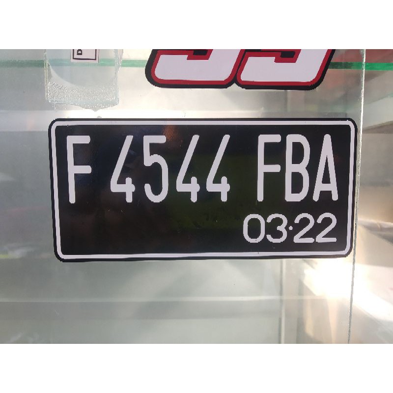 Jual sticker plat motor custom | Shopee Indonesia