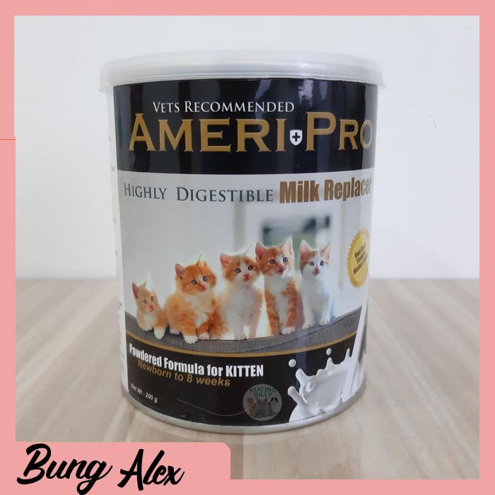 Jual AmeriPro kitten milk replacer 200gr Shopee Indonesia