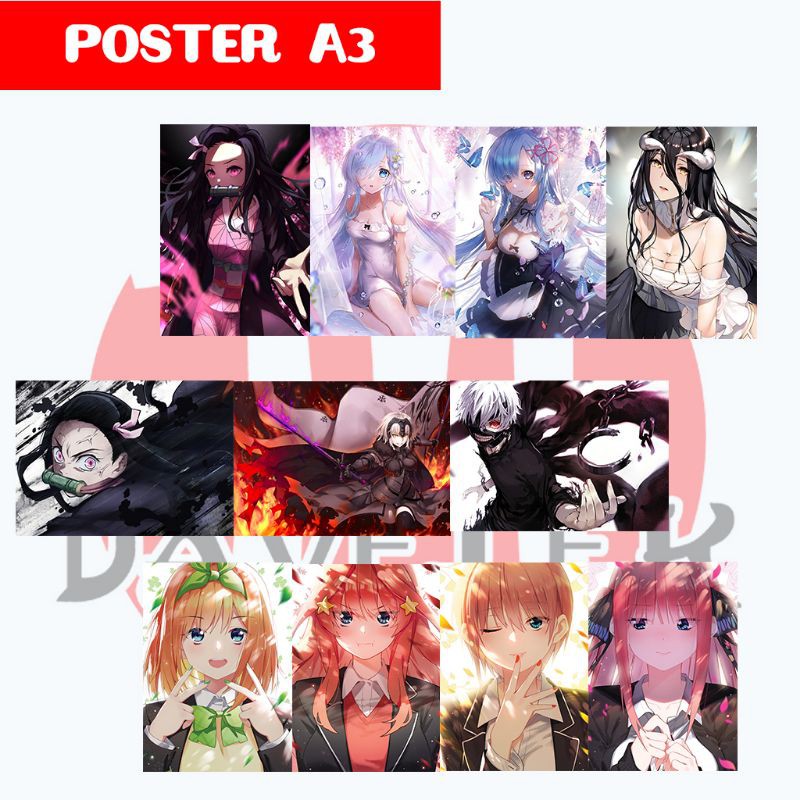 Jual Poster Anime A3 | Shopee Indonesia