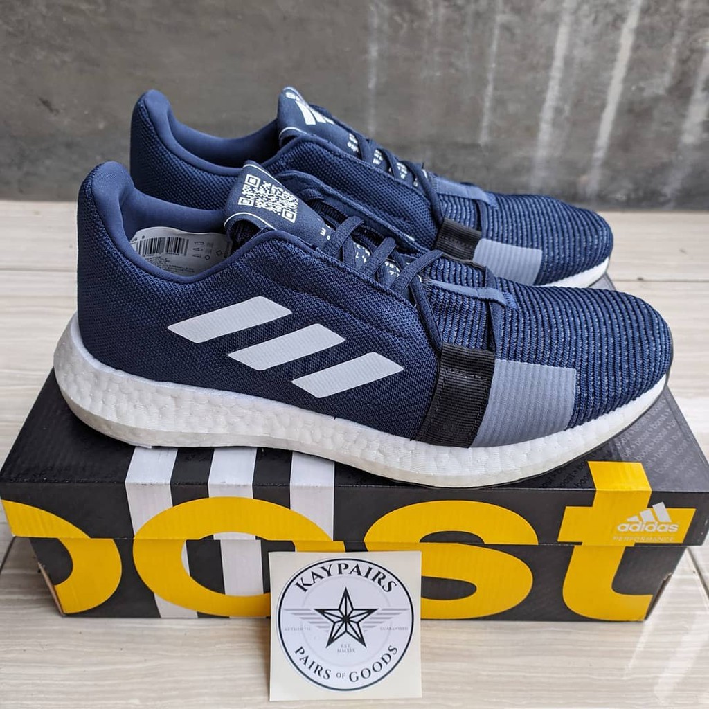 Jual Sepatu Adidas SenseBOOST GO Navy EF1582 Sneaker Running