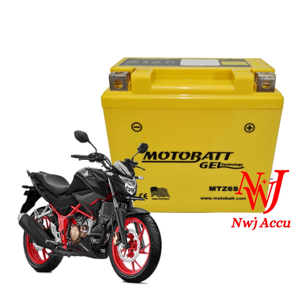 Jual Aki Kering Motor Honda CB 150R CBR 150 MTZ6S MOTOBATT GTZ7S YTZ6V