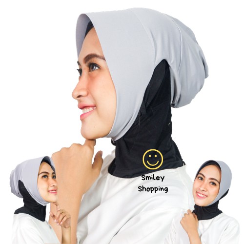 Jual Ciput Mika Anti Budeg Budek Bahan Spandek Telinga Bolong Terbuka Kuping Inner Iner Jilba