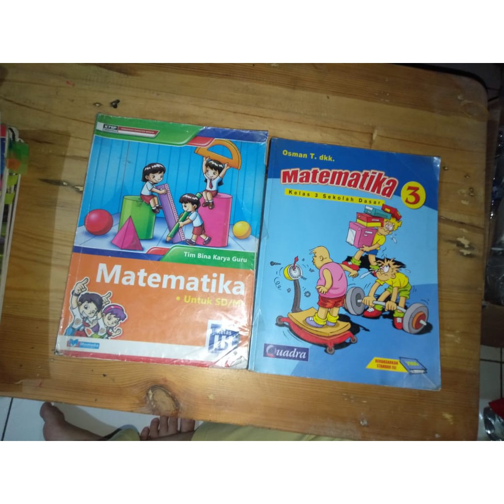 Jual BUKU PELAJARAN SD ,matematika kls 3 bekas pakai | Shopee Indonesia