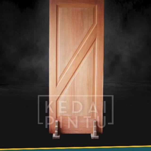 Jual Daun Pintu Kayu Mahoni Minimalis Shopee Indonesia 3754