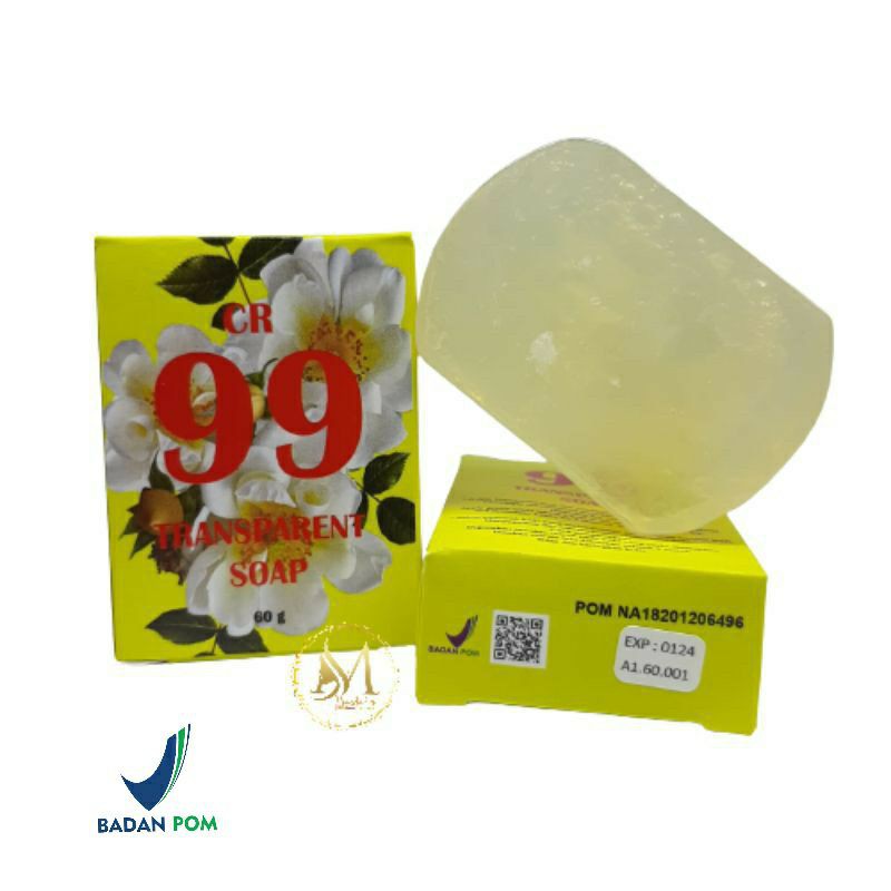 Jual 3.pcs | Cr 99 Transparent Soap | Sabun Batang CR 99 60gr BPOM ORI ...