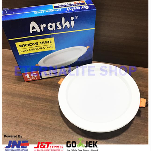 Jual Downlight Led Panel Bulat 3.5 Inch 6W / Lampu Panel Led / Arashi ...
