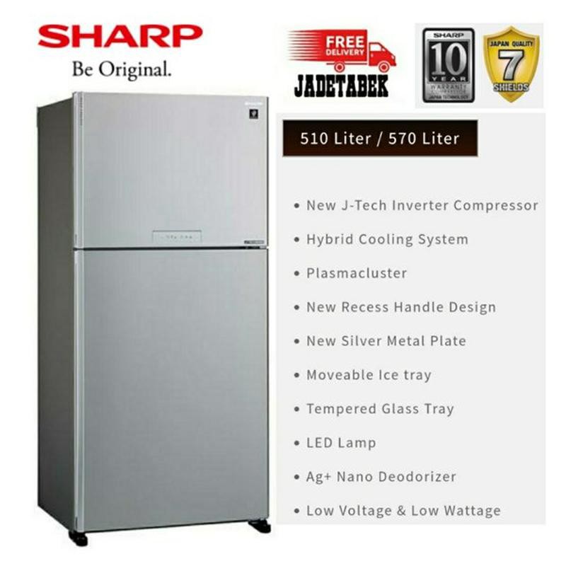 Jual Kulkas Pintu Sharp Sj Ig Pm Sl Inverter Kapasitas Jumbo L Shopee Indonesia