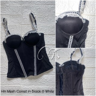 Corset with a padded bra