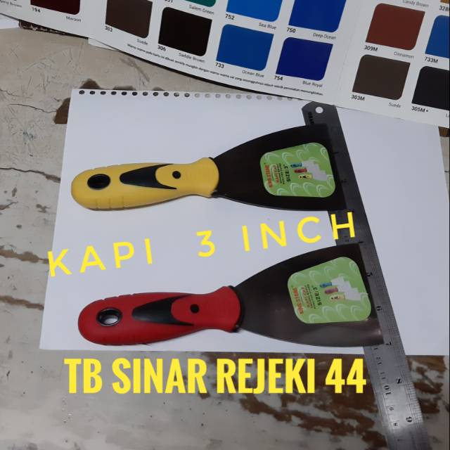 Jual Kapi / Kape 3 inch Scraper Besi Stainless (Gagang Karet Plastik ...