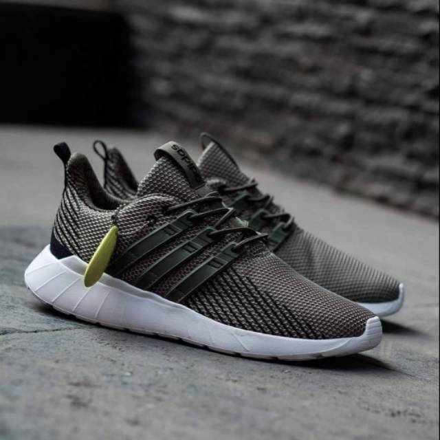 Jual Crazy Sale Original BNWB Sepatu Running Adidas Questar Flow Dark Green White Shopee Indonesia