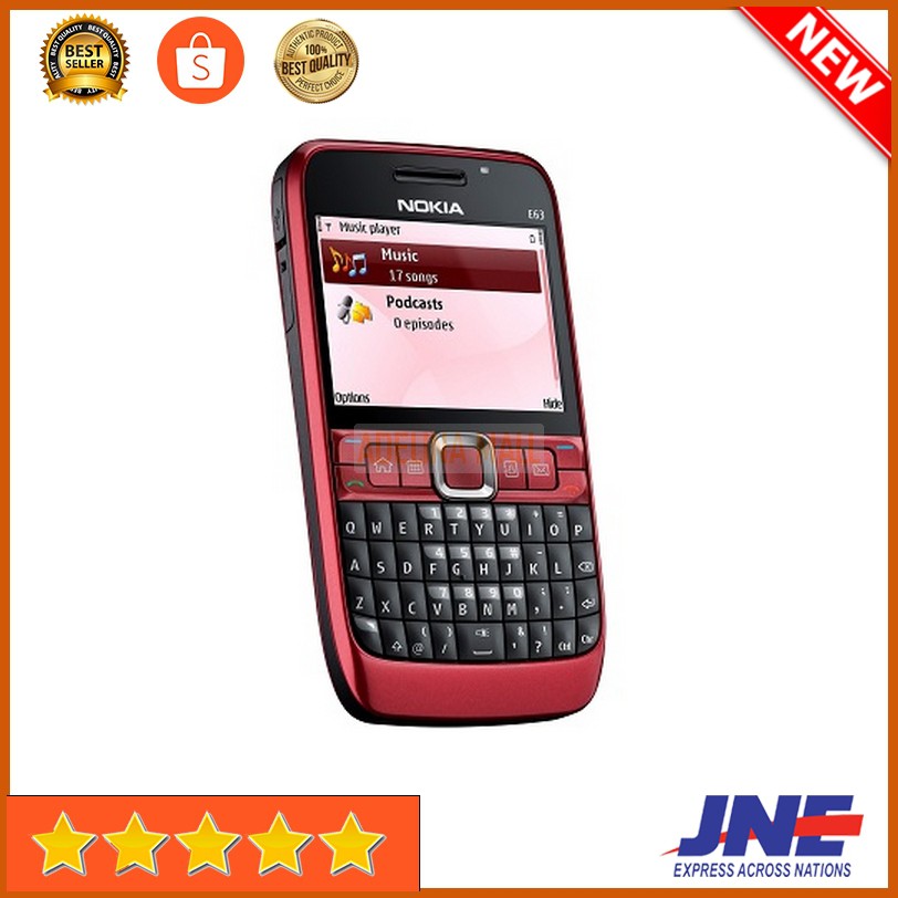 Jual Nokia E63 New Refurbished / HP Nokia Qwerty E63 Jadul Murah