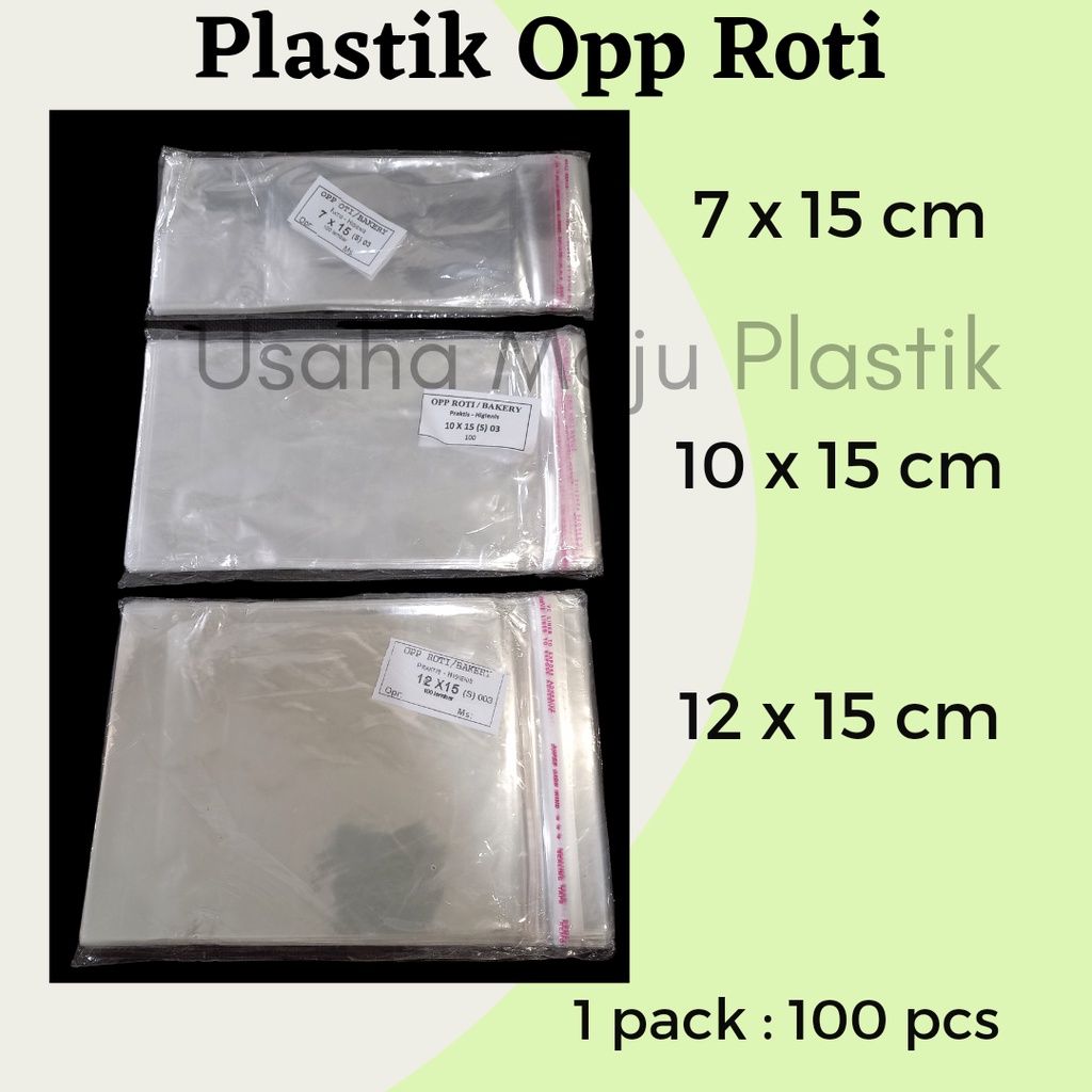 Jual Plastik Opp Lem Ukuran 7x15 10x15 12x15 100pcspack Opp Uang Souvenir Plastik Seal Shopee 3852