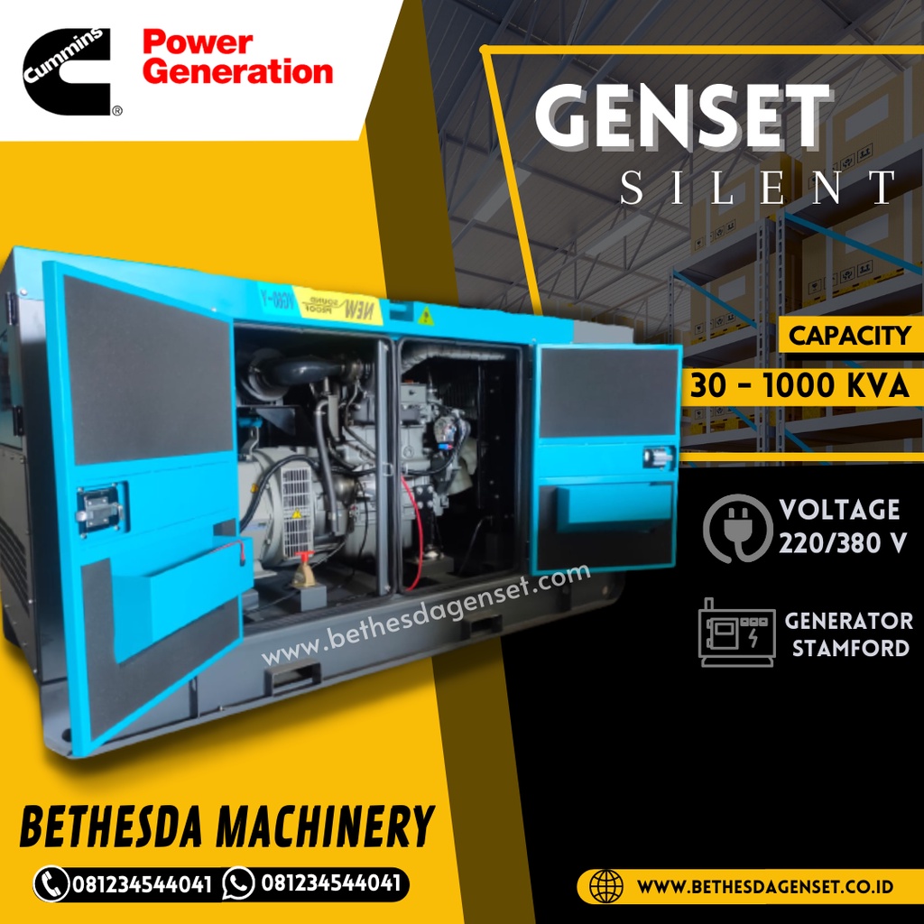 Jual Jual Genset Cummins 150 Kva Silent Type Termurah | Shopee Indonesia