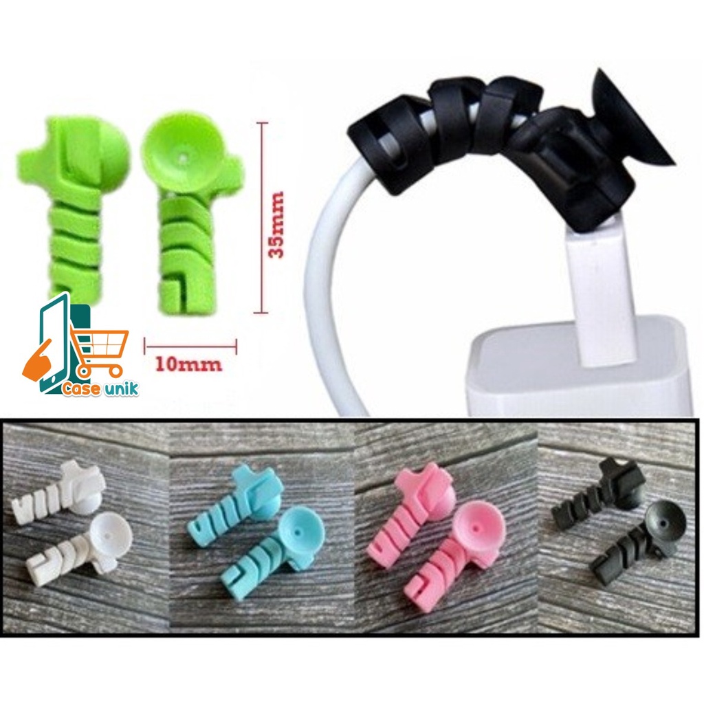 Jual Cable Protector Spiral / Pelindung Kabel charger BISA DI TEMPEL ...