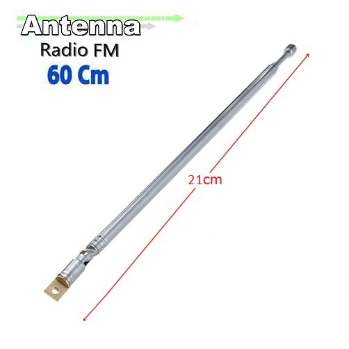 Jual Antena Radio FM/AM 4 Stick Tekuk 6158 Telescopic Antenna Replacement for Universal Panjang