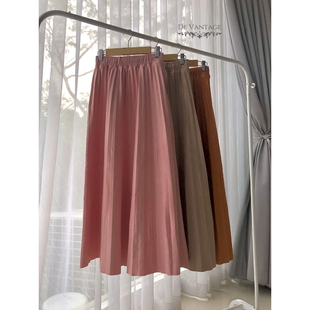 Jual Rok Plisket Suede Rok Polos Panjang Pleated Suede Skirt Shopee Indonesia
