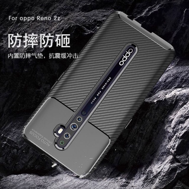 Captor - Cover Trasparente Anti-ingiallimento In TPU Per Oppo Reno 2Z / Reno 2F, Sottile E Morbida Con Bordi Rialzati