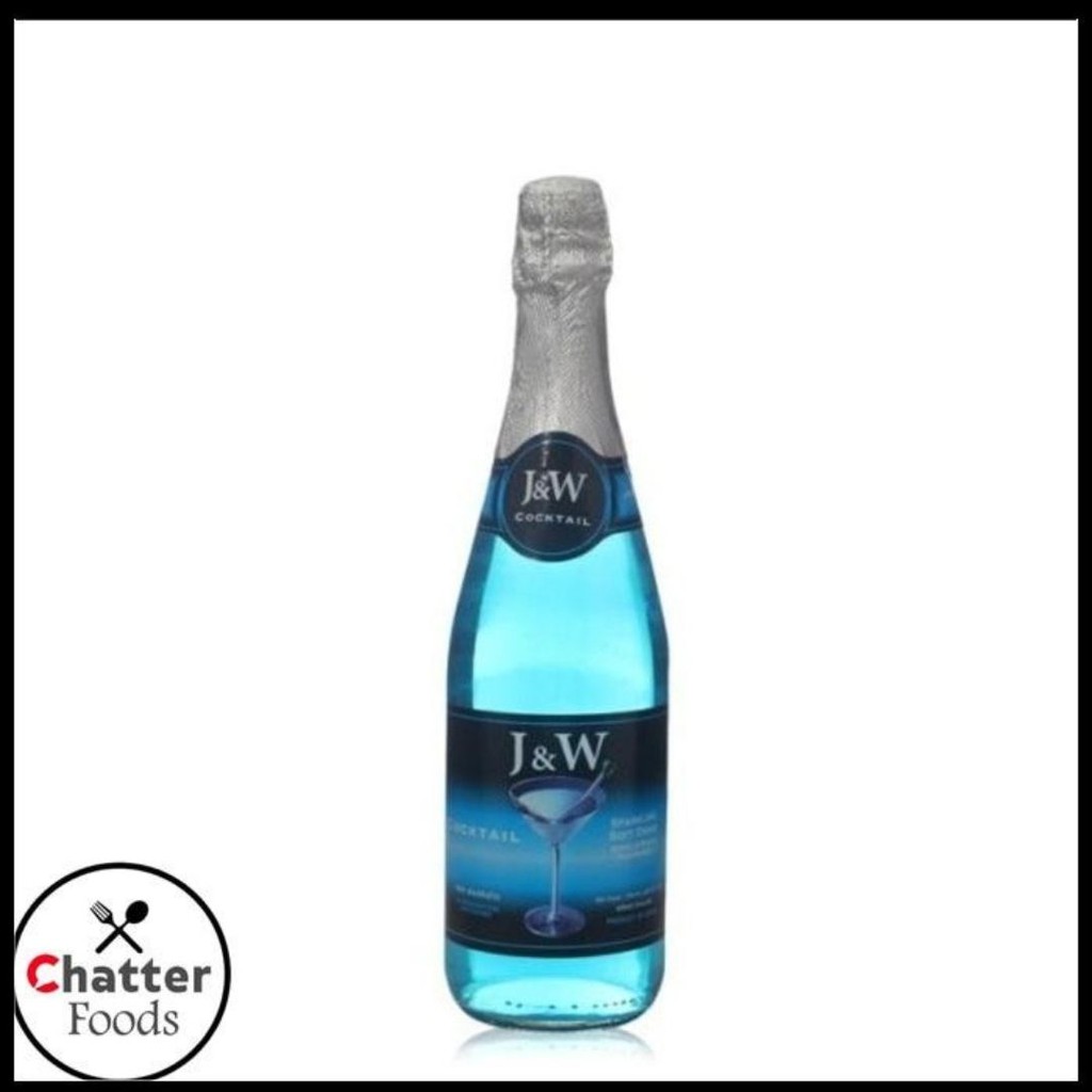 Jual Minuman Rasa Non Alkohol / J&W Sparkling Cocktail - Blue / JW Biru