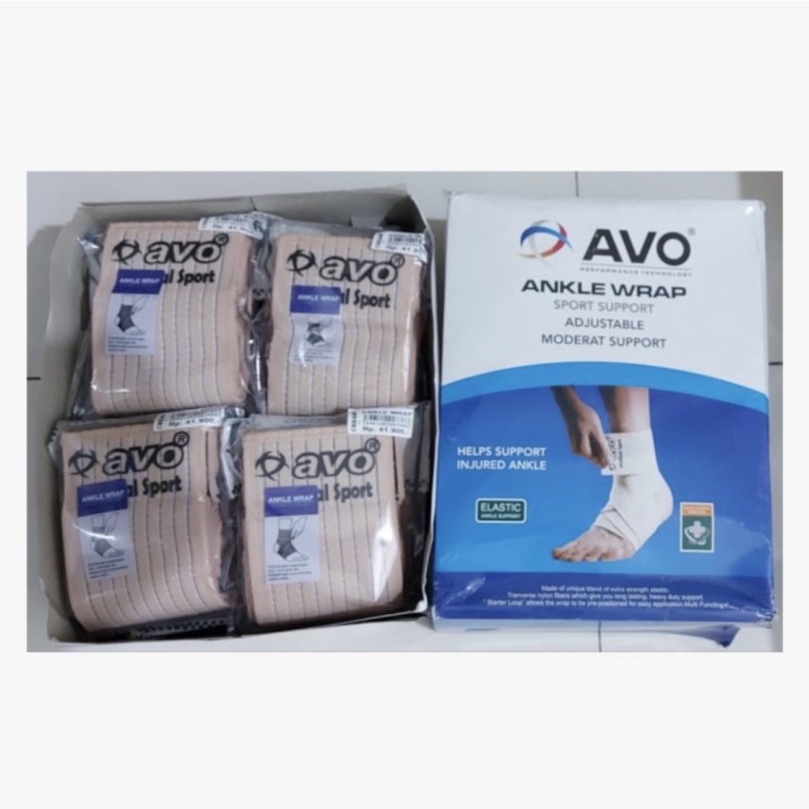 Jual Ankle support AVO /ankle Wrap Support AVO LILIT ADJUSTABLE ORIGINAL Heb Shopee Indonesia