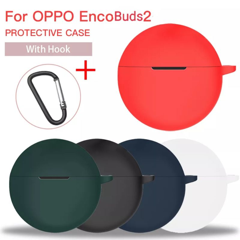 Jual Case Casing Cover Silicone Protective Oppo Enco Buds 2 Ete41ete42 Carabiner Shopee 4213