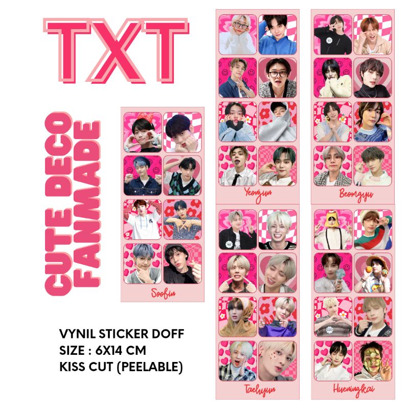 Jual STICKER CUTE DECO FANMADE TXT | Shopee Indonesia