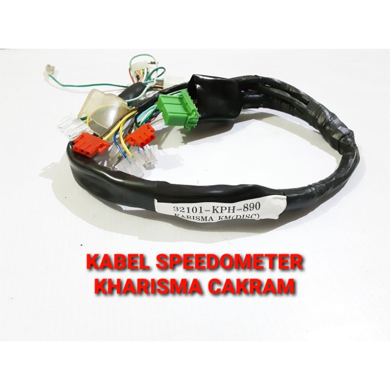 Jual KABEL BAGIAN SPEEDOMETER KHARISMA X CAKRAM SOCKET HIJAU HIGH ...
