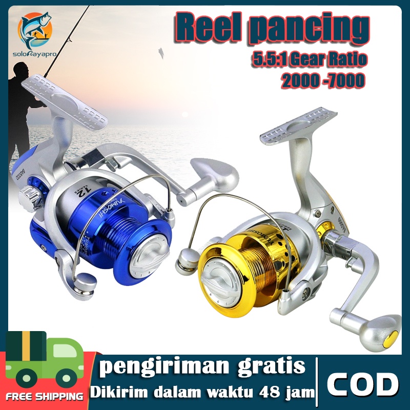 Jual New Reel pancing 2000 -7000 alat gulung pancing rel rill rol ...